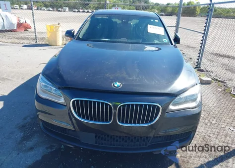 2014 BMW 750I from USA, damaged, VIN WBAYA8C57ED825195